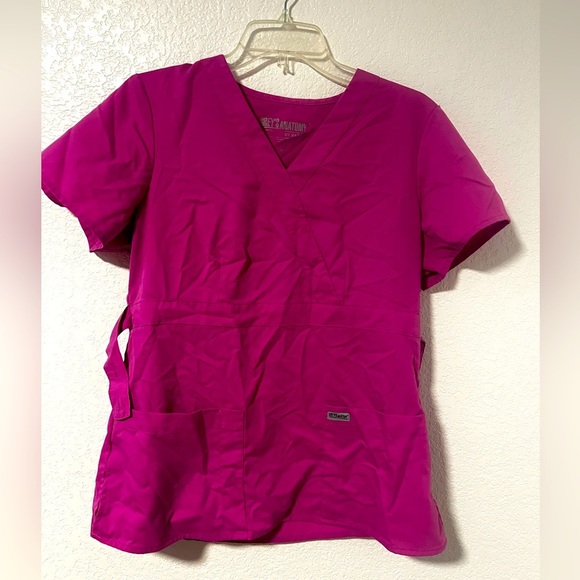 Grey's Anatomy Tops - Grey’s Anatomy Women's Pink Scrub Top